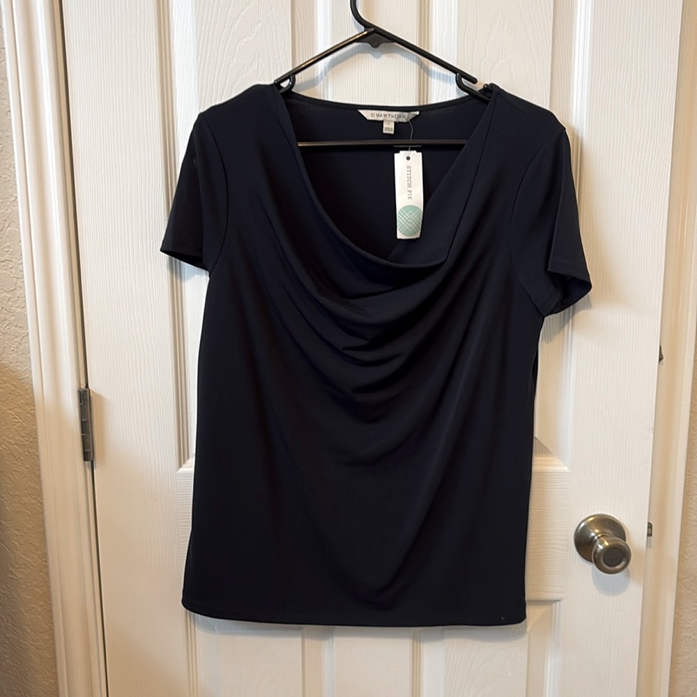 NWT 41 Hawthorn Katharina Cowl Neck Knit Top